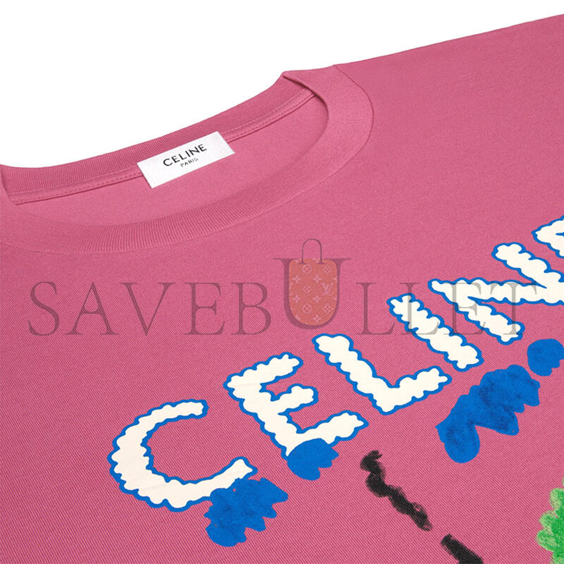 Ce1i*e loose t-shirt in cotton jersey